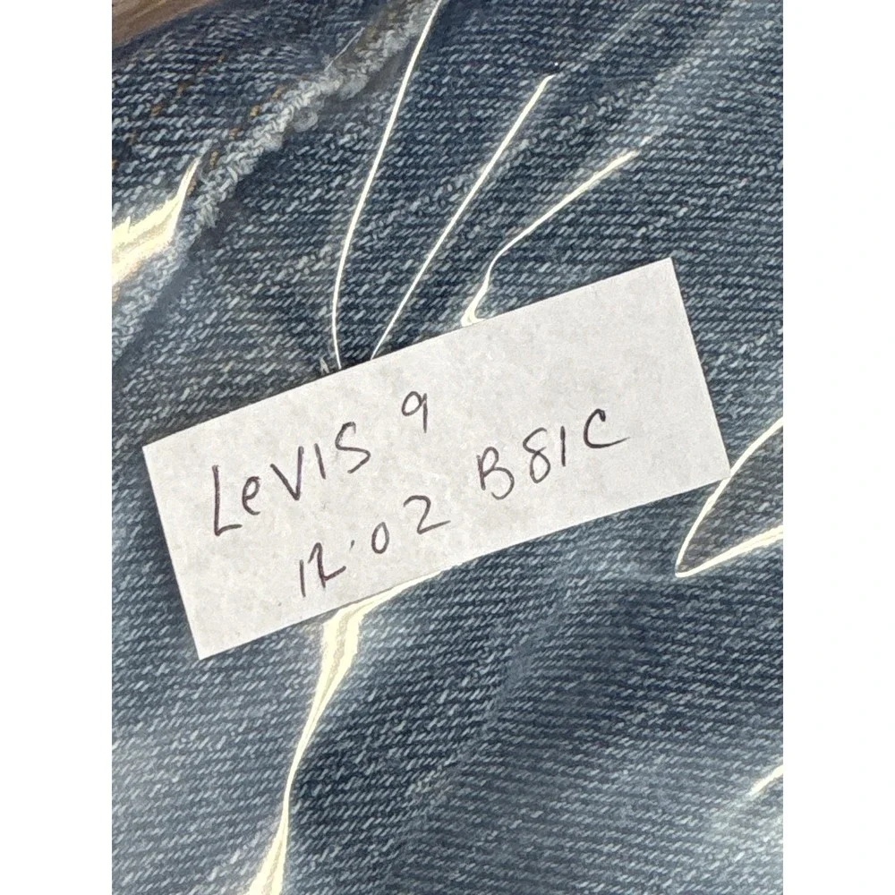 Vintage Levi's Skirt Jean Denim Mini‎ Women Juniors 9  32 Waist Size Medium Blue